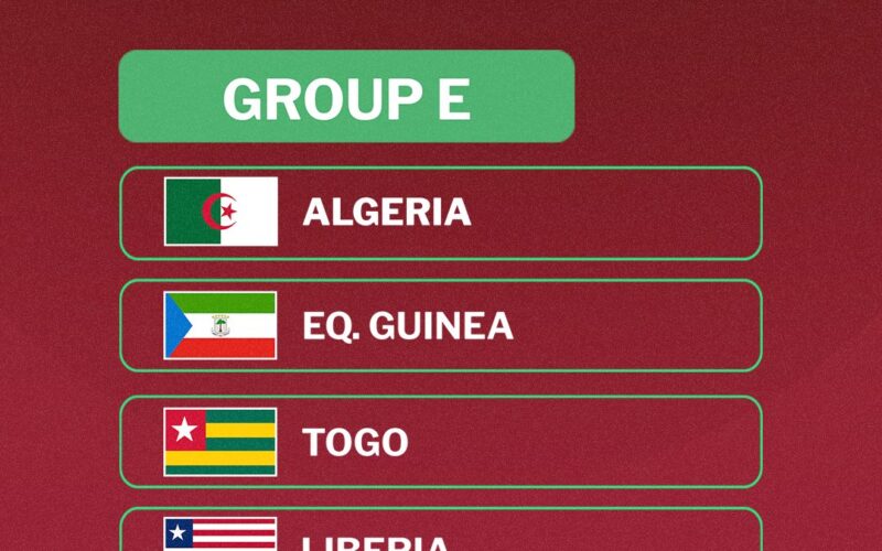 الجزائر مع غينيا الإستوائية.. مجموعة الجزائر في تصفيات أمم أفريقيا 2025 في المغرب